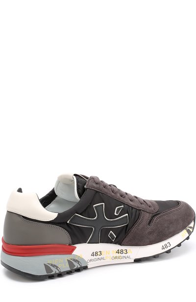 Комбинированные кроссовки mick на шнуровке PREMIATA, арт. MICK/VAR2343, фото 4