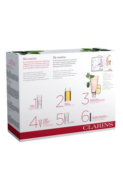 Набор для беременных CLARINS бесцветного цвета по цене 7300 руб., арт. 80061949, фото 3 Набор для беременных CLARINS, арт. 80061949, фото 3