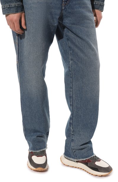 Кожаные кроссовки ROBERTO CAVALLI, арт. 20733 B/VAR B, фото 3