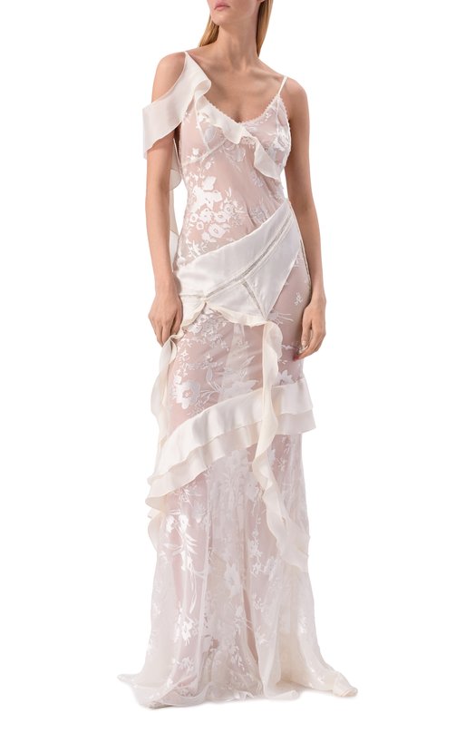 Шелковое платье Daniil Antsiferov DA_3115W Белый  DA_3115W Фото 2