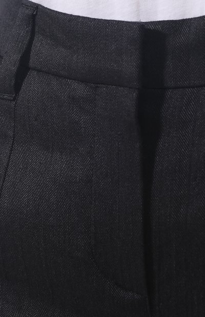 Брюки из смеси хлопка и льна BRUNELLO CUCINELLI, арт. MF578P6968, фото 5
