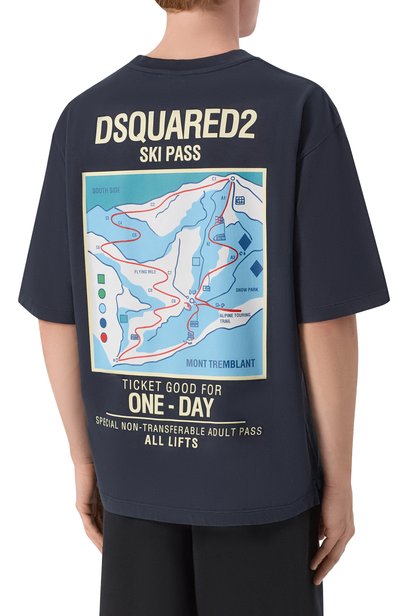 Хлопковая футболка DSQUARED2, арт. S71GD1680/D20049, фото 4