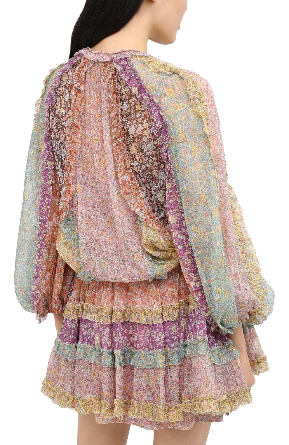 Шелковое платье ZIMMERMANN, арт. 8033DCAR, фото 4