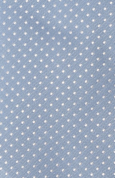 Шелковый галстук CANALI светло-голубого цвета по цене 17600 руб., арт. 18/HJ03735, фото 4 Шелковый галстук CANALI, арт. 18/HJ03735, фото 4