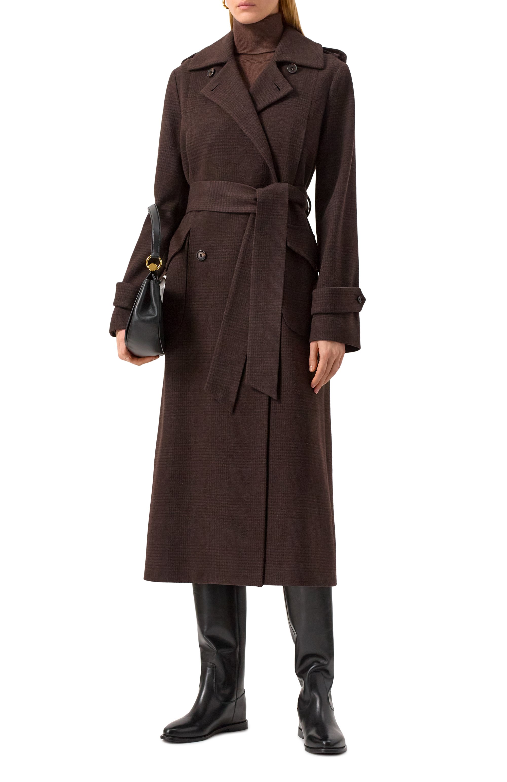 Шерстяное пальто KITON, арт. D58628K0133E13, фото 2