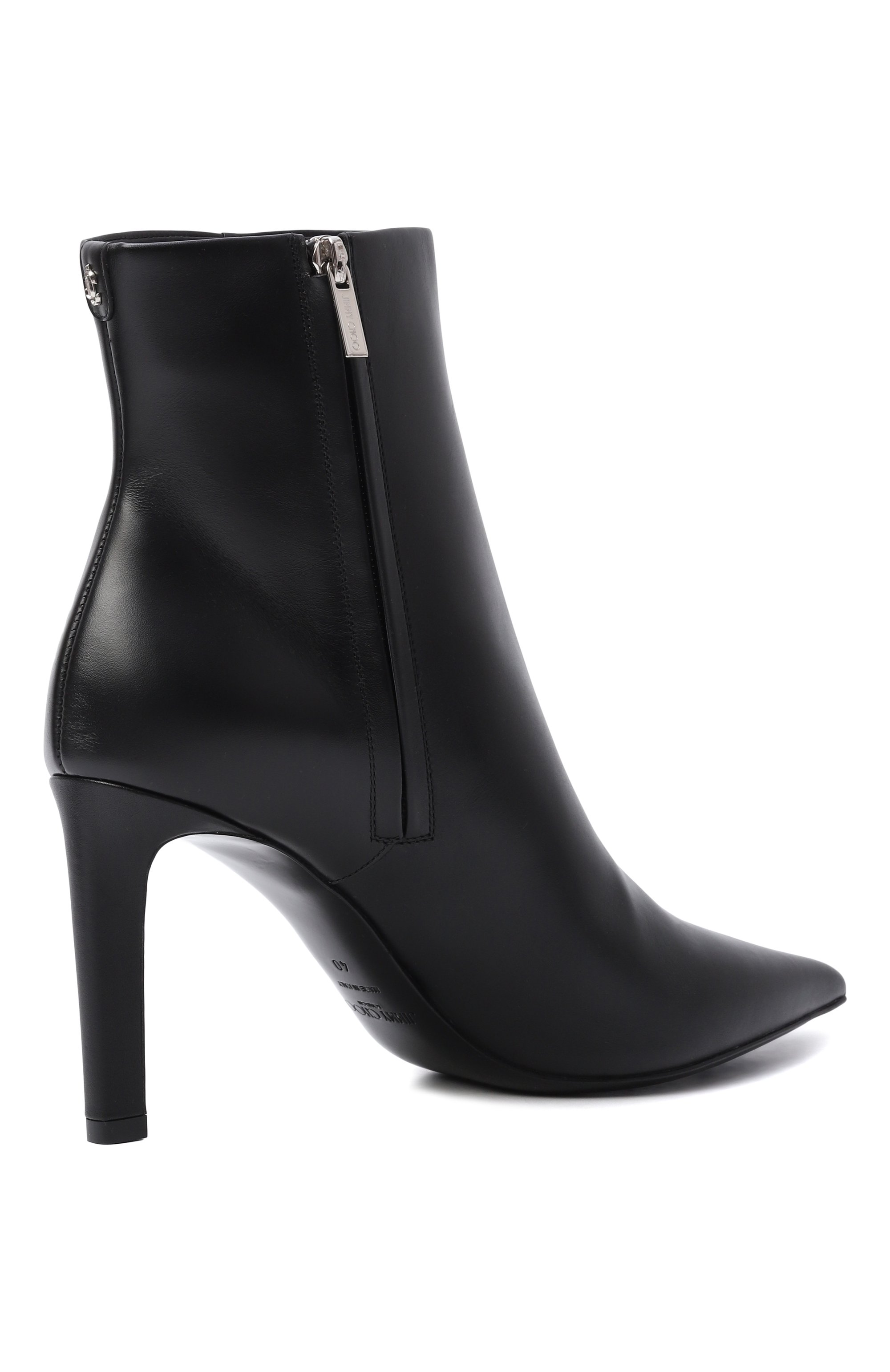 Кожаные ботильоны frankie 85 JIMMY CHOO черного цвета по цене 127500 руб., арт. FRANKIEAB85CLF, фото 5 Кожаные ботильоны frankie 85 JIMMY CHOO, арт. FRANKIEAB85CLF, фото 5