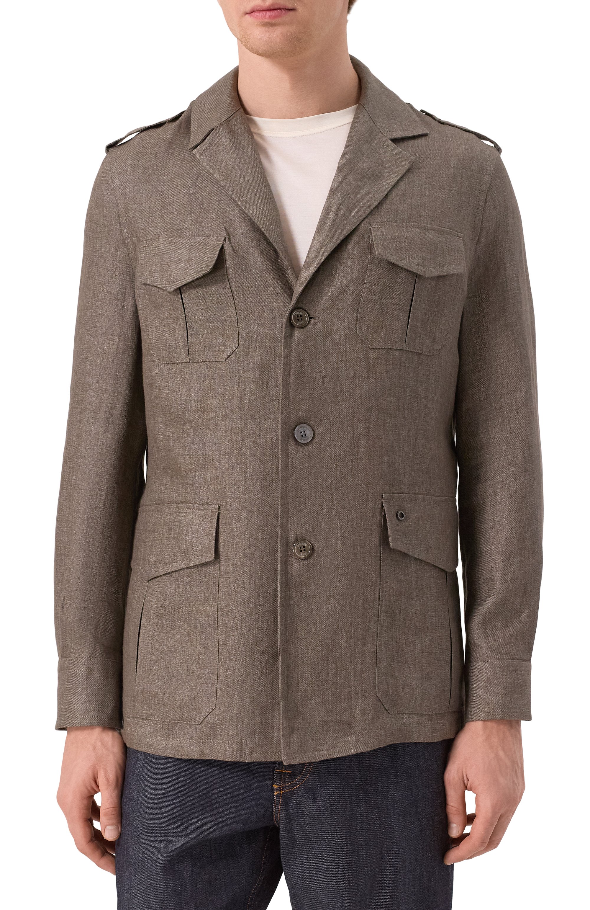 Льняная куртка STEFANO RICCI, арт. SP007710/BN2930, фото 3