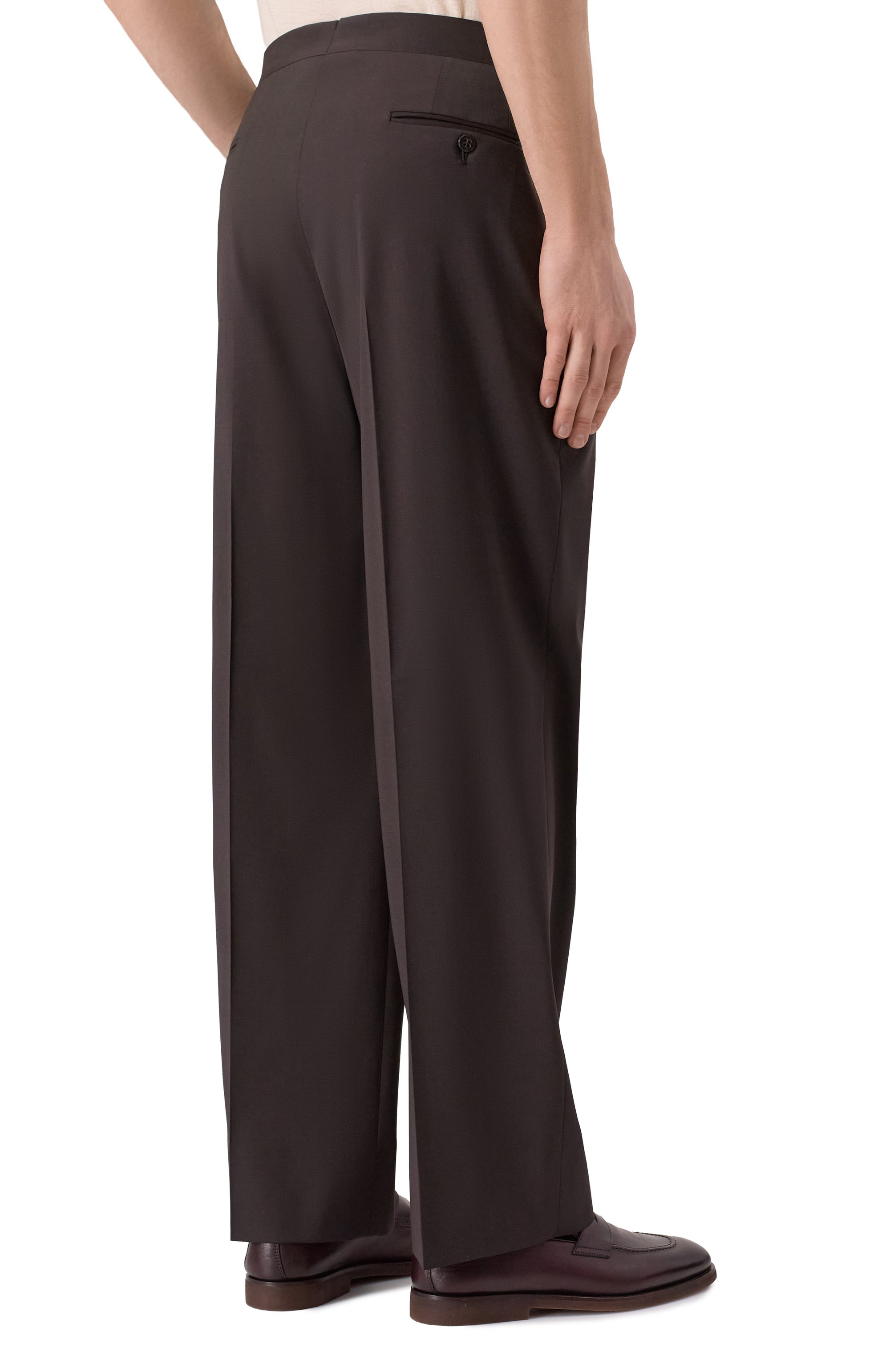 Шерстяные брюки CORNELIANI, арт. 274L26/2718563, фото 4