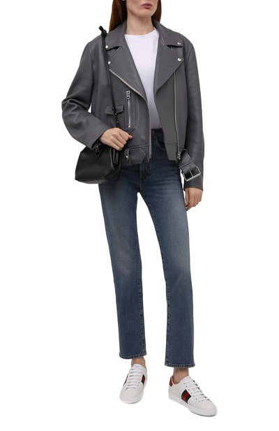 Кожаные кеды new ace GUCCI, арт. 664142/1XG60, фото 2