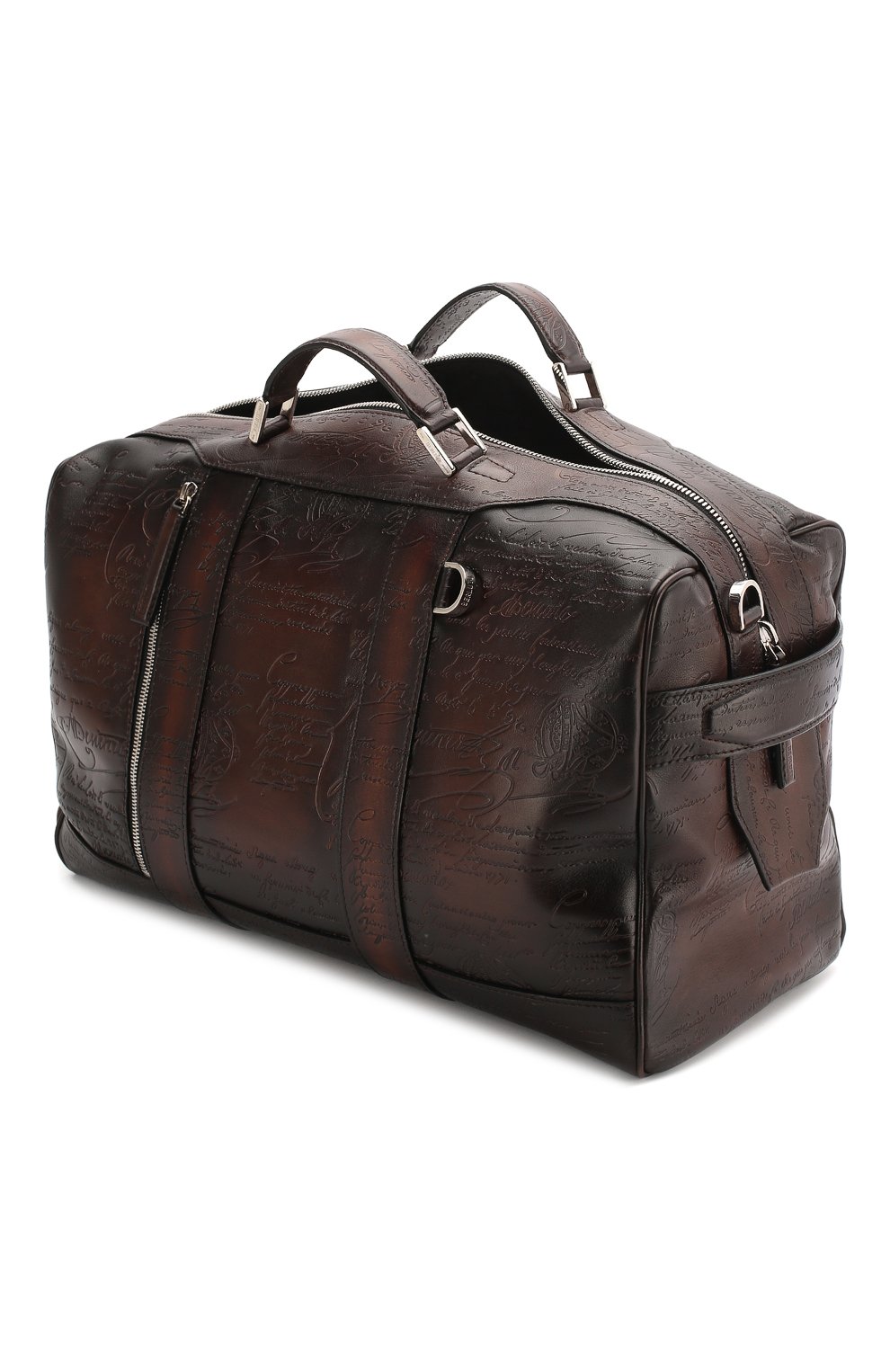 Кожаная дорожная сумка BERLUTI коричневого цвета по цене 299000 руб., арт. M202360, фото 4 Кожаная дорожная сумка BERLUTI, арт. M202360, фото 4