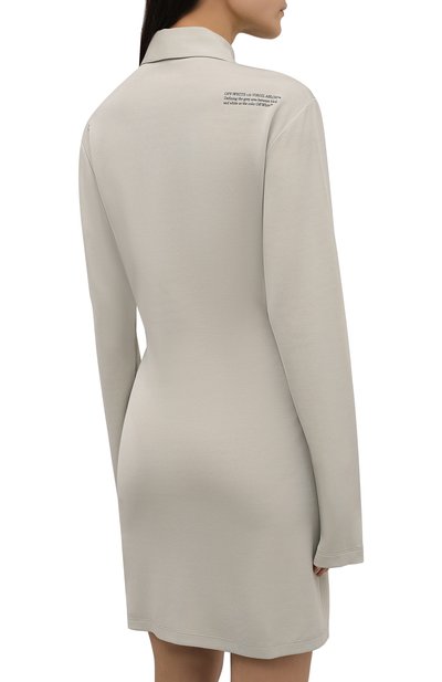 Платье из вискозы OFF-WHITE, арт. 0WDB355F21JER001, фото 4