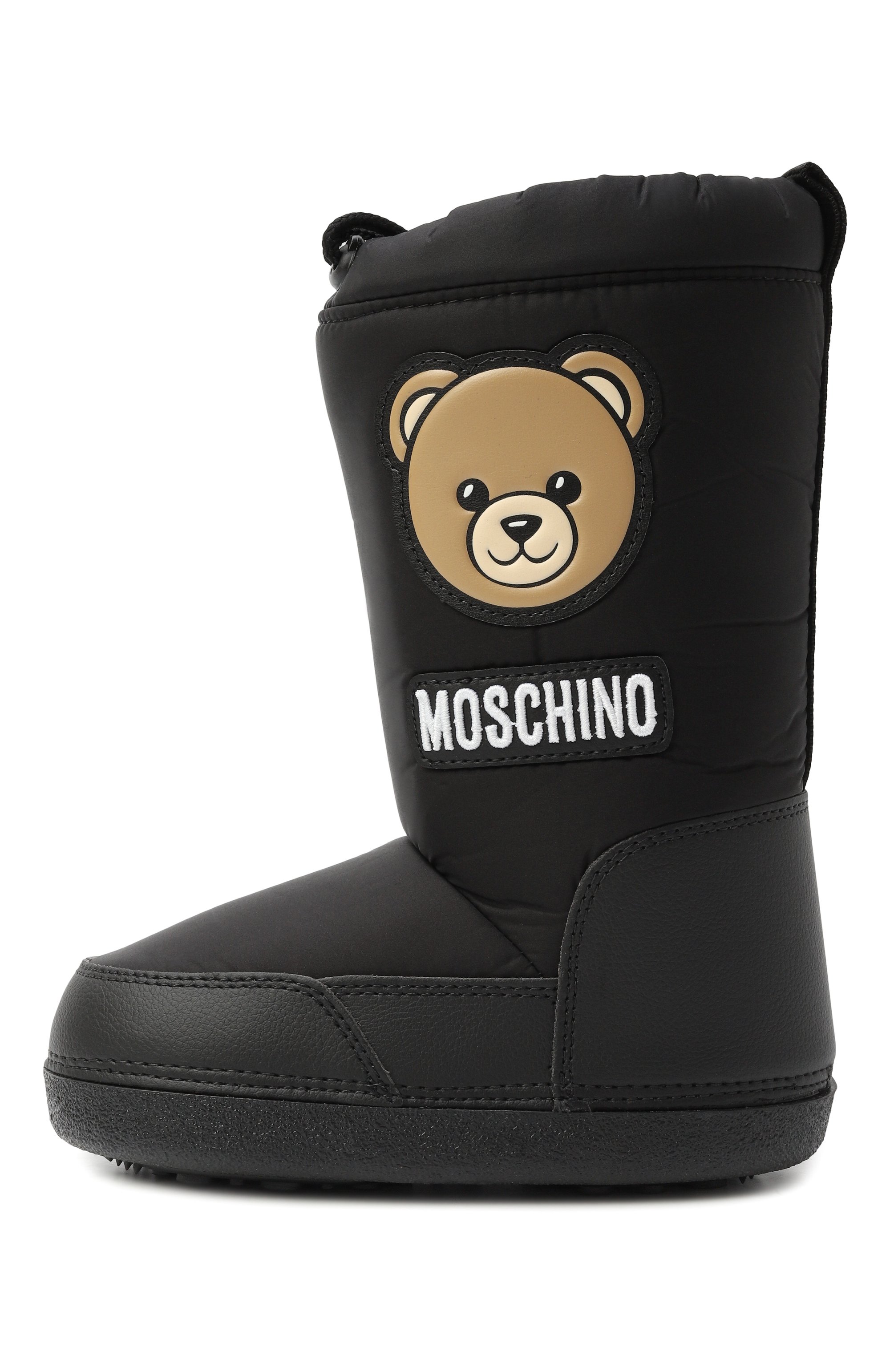 Сапоги-луноходы MOSCHINO черного цвета по цене 24900 руб., арт. 81991/VAR1/36-40, фото 2 Сапоги-луноходы MOSCHINO, арт. 81991/VAR1/36-40, фото 2