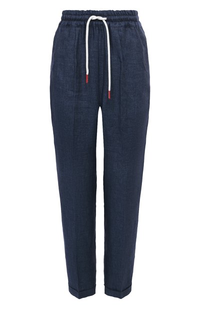 Женские льняные брюки KITON, арт. D55112H08442