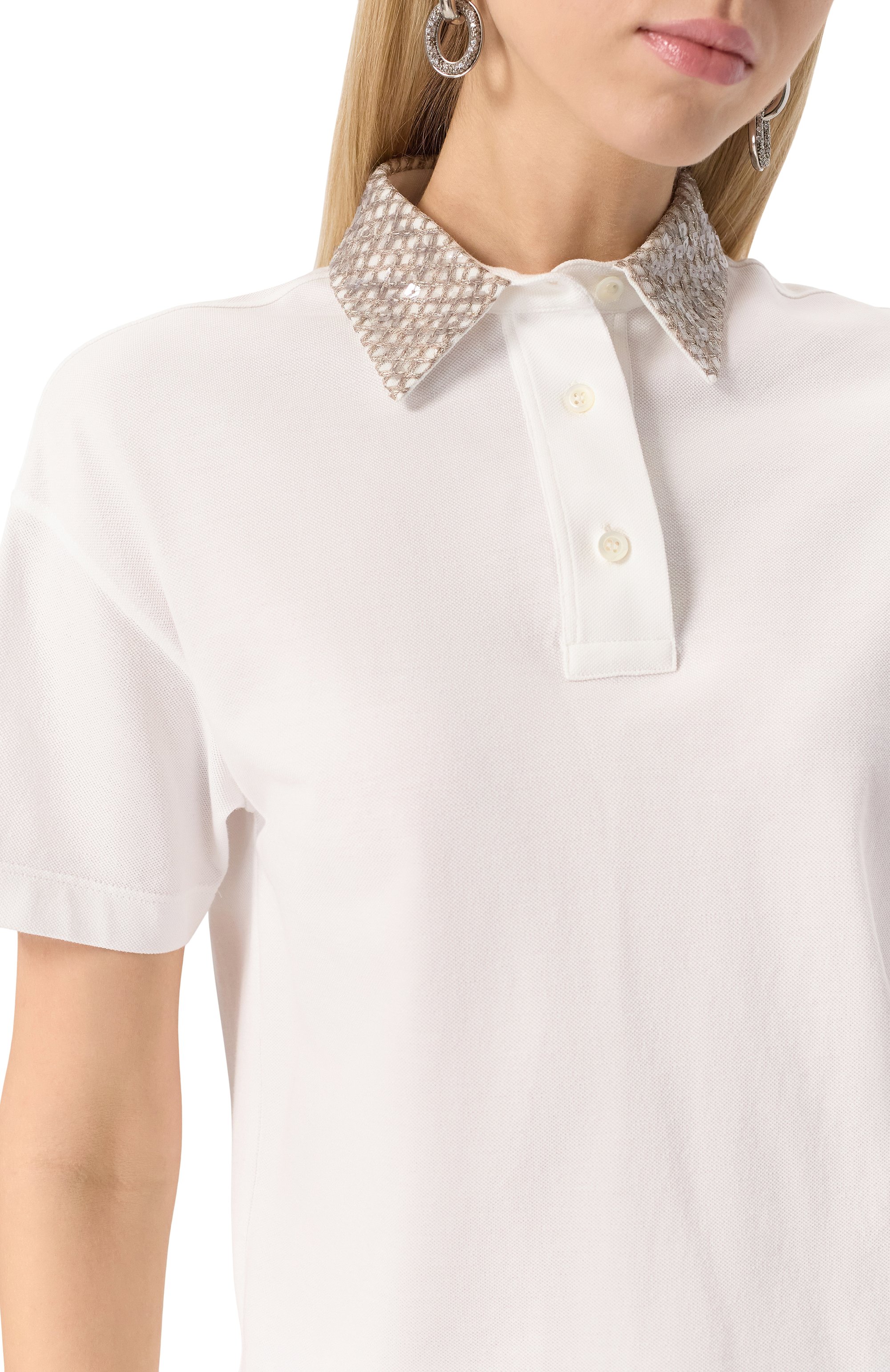 Хлопковое поло BRUNELLO CUCINELLI, арт. M0T63HH505, фото 5