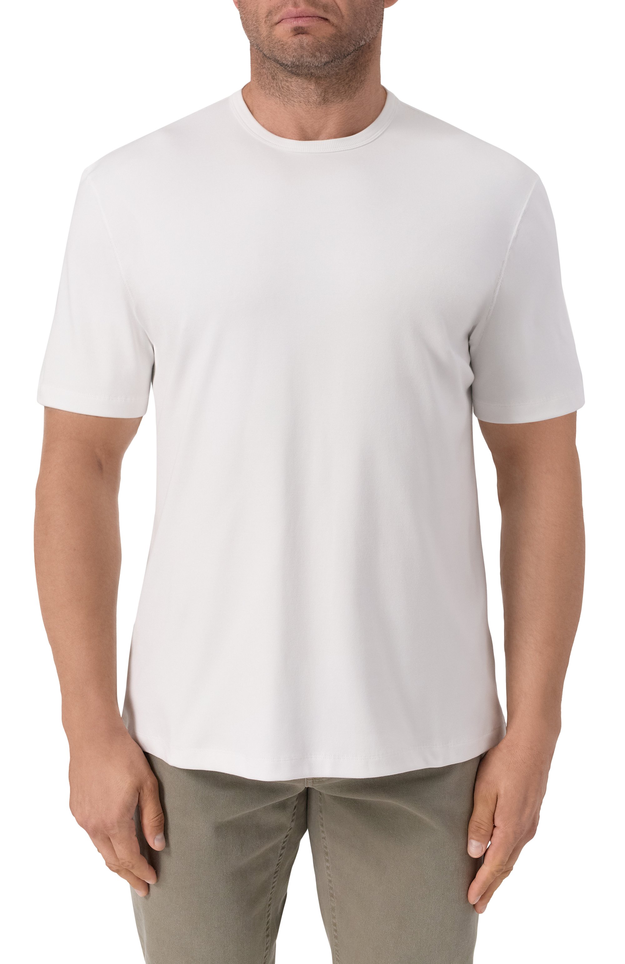 Футболка из вискозы и х�лопка BRUNELLO CUCINELLI, арт. MR8061336W, фото 3