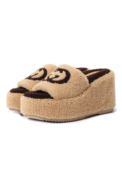 Меховые сабо GUCCI, арт. 673663 D0L00, фото 1