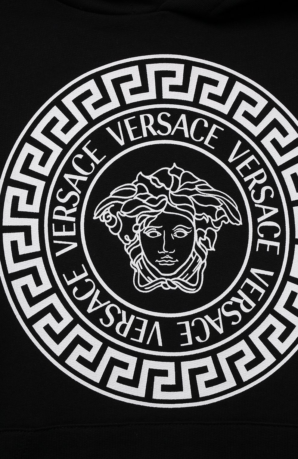 Хлопковое худи VERSACE, арт. 1001677/1A01377/4A-6A, фото 3