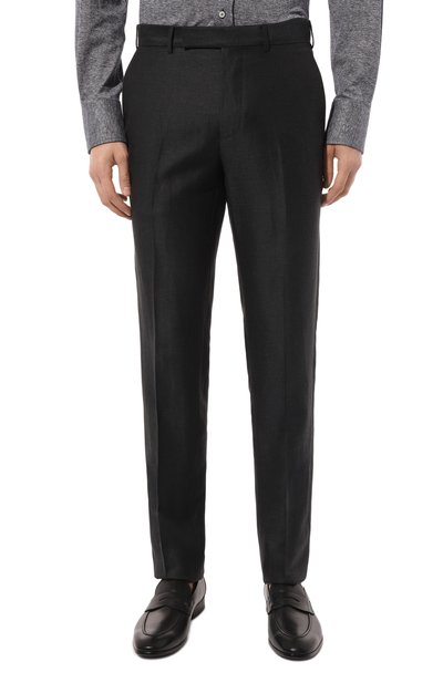 Брюки из шерсти и льна ZEGNA, арт. 718F02A7/75TB12, фото 3