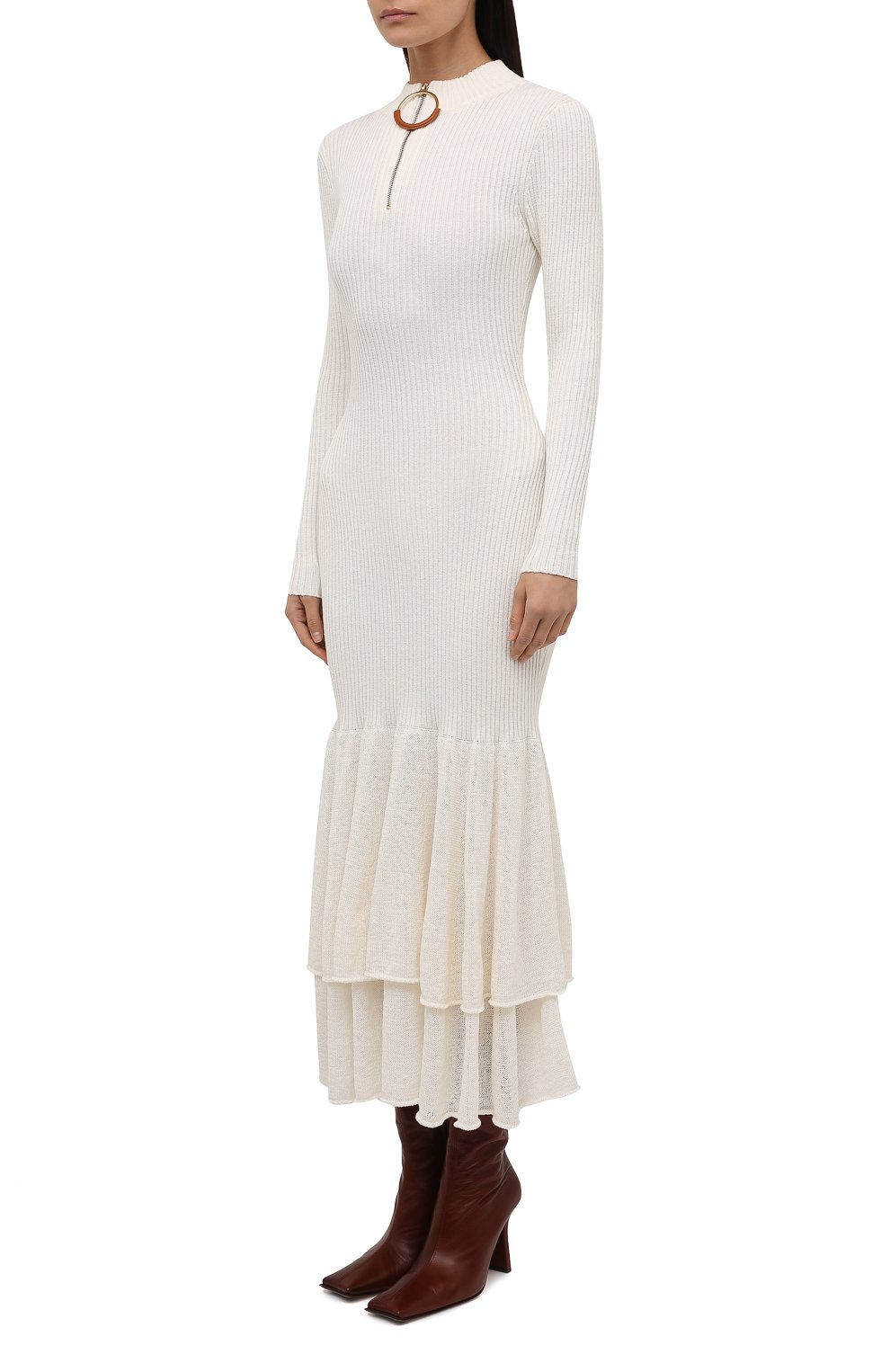 Хлопковое платье JW ANDERSON, арт. KW0539 YN0152, фото 3
