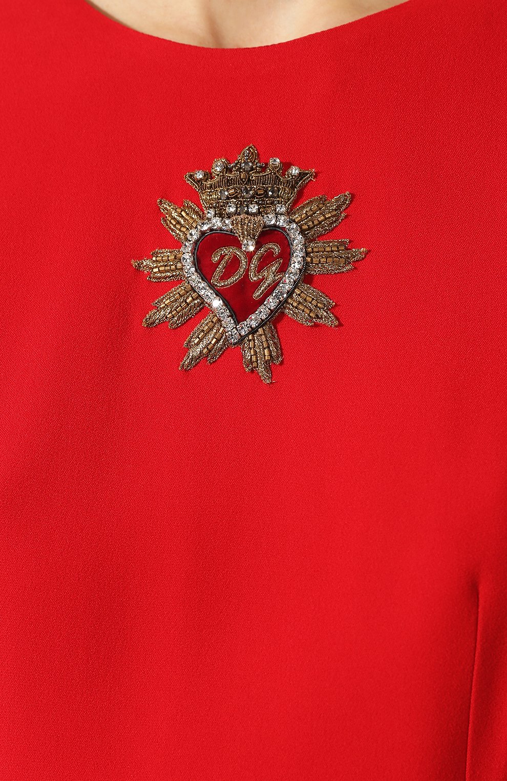 Платье из вискозы DOLCE & GABBANA, арт. F6B8HZ/FURDV, фото 5