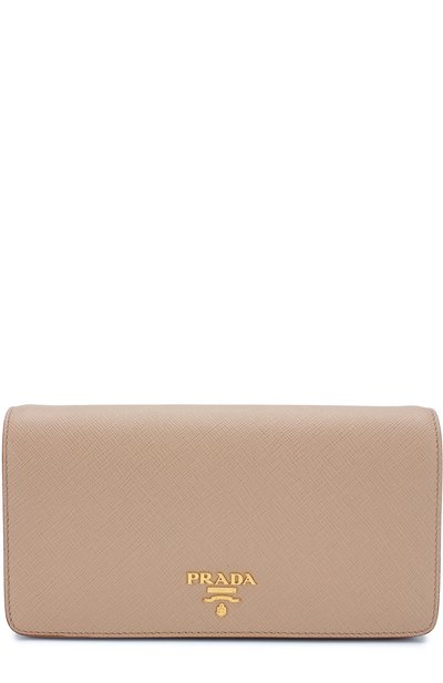 Кожаный кошелек на цепочке с логотипом бренда PRADA, арт. 1ZH029-QWA-F0770, фото 1