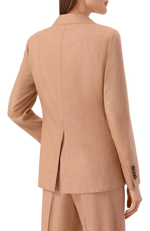 Жакет из кашемира и шелка Kiton D58504K0605G Оранжевый  D58504K0605G Фото 4