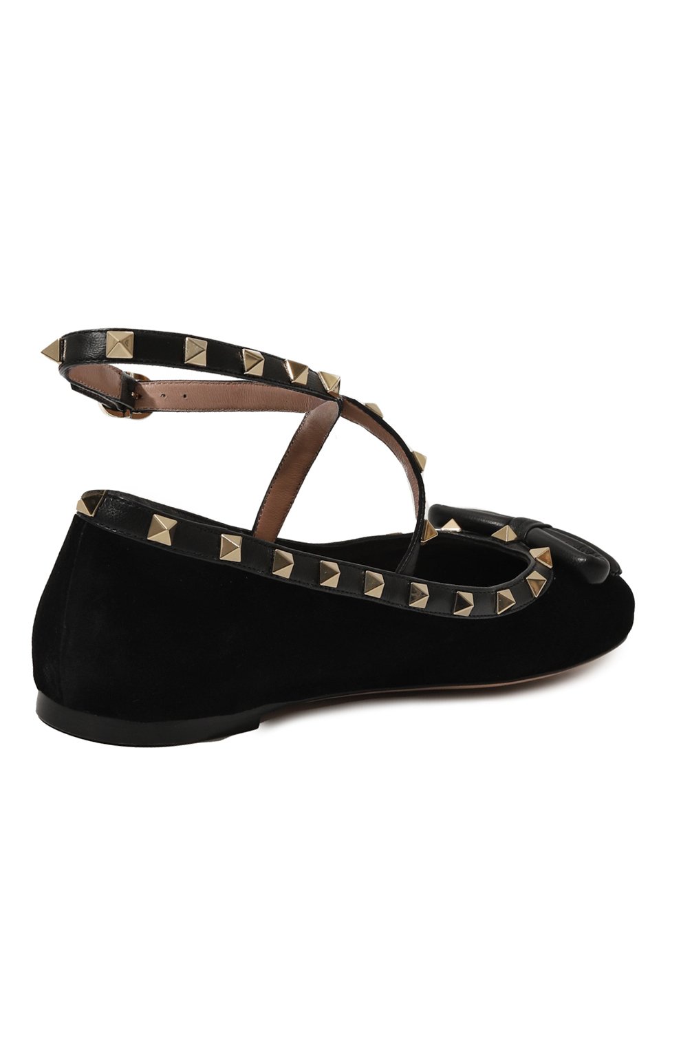 Текстильные балетки rockstud VALENTINO, арт. 5W2S0HB6/CWY, фото 5