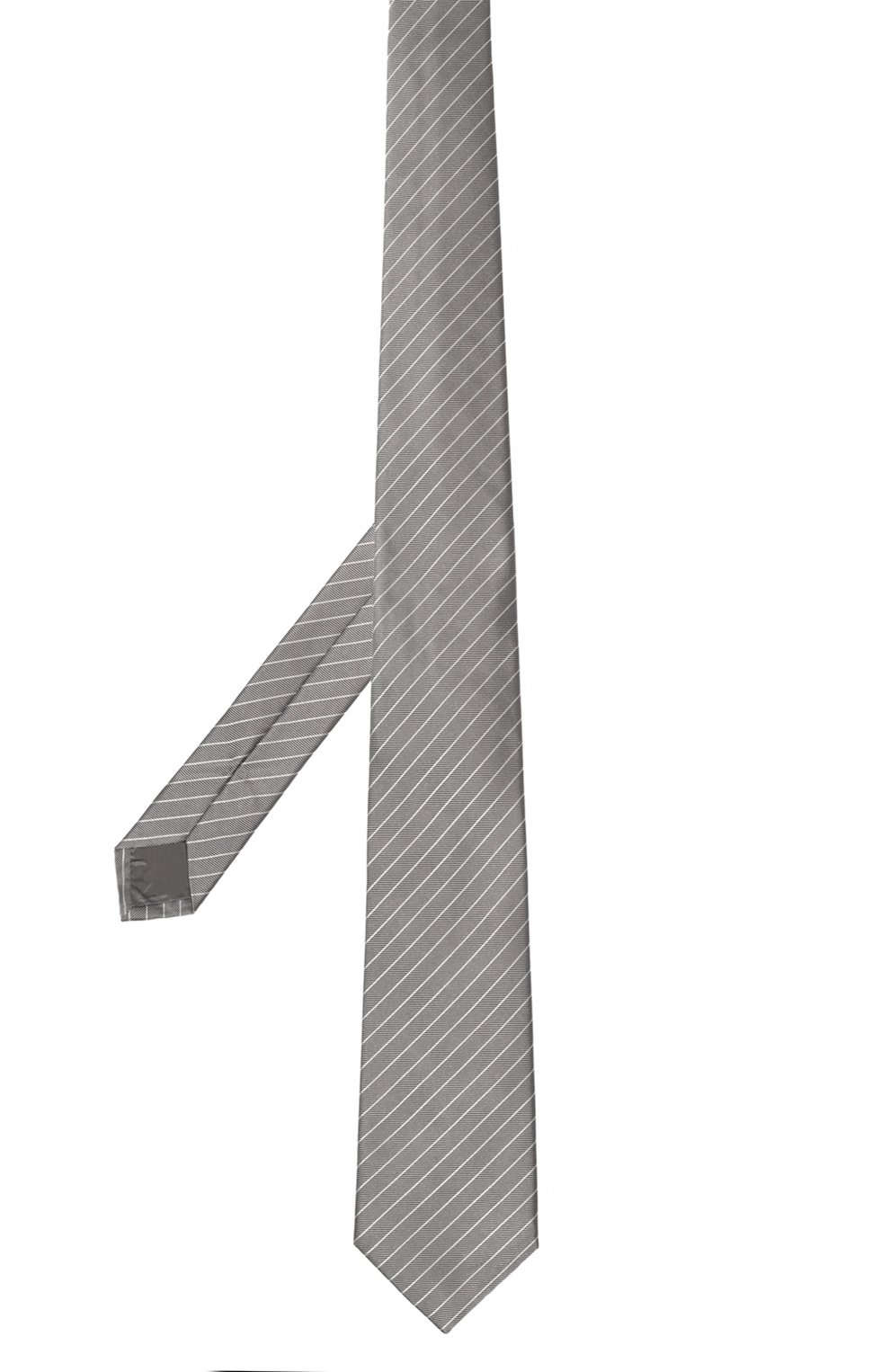 Шелковый галстук EMPORIO ARMANI серого цвета по цене 15250 руб., арт. 340275/4R640, фото 3 Шелковый галстук EMPORIO ARMANI, арт. 340275/4R640, фото 3