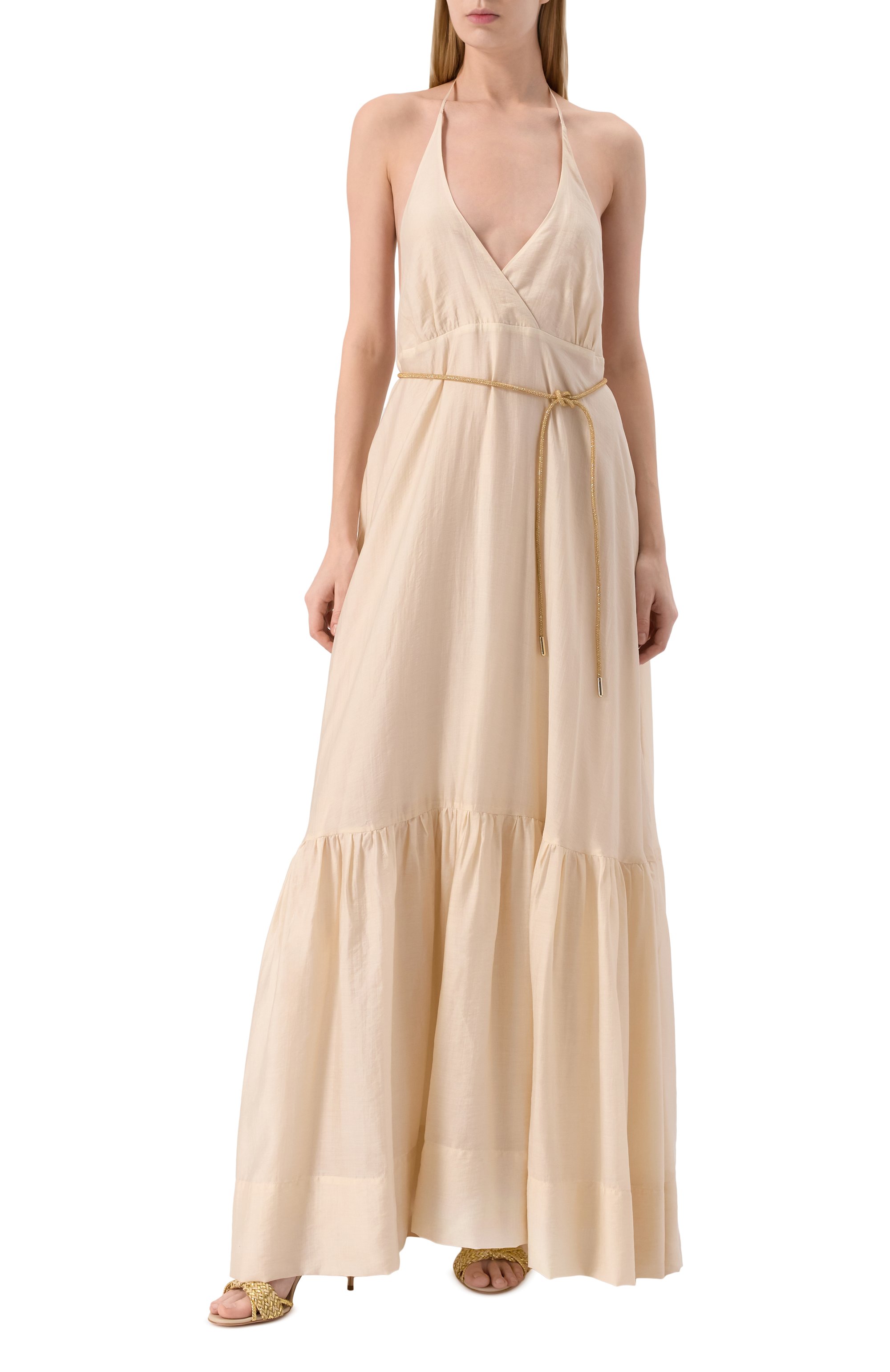 Комбинированные босоножки marbella julia CASADEI золотого цвета по цене 82350 руб., арт. 1L345J0801/C2731, фото 2 Комбинированные босоножки marbella julia CASADEI, арт. 1L345J0801/C2731, фото 2