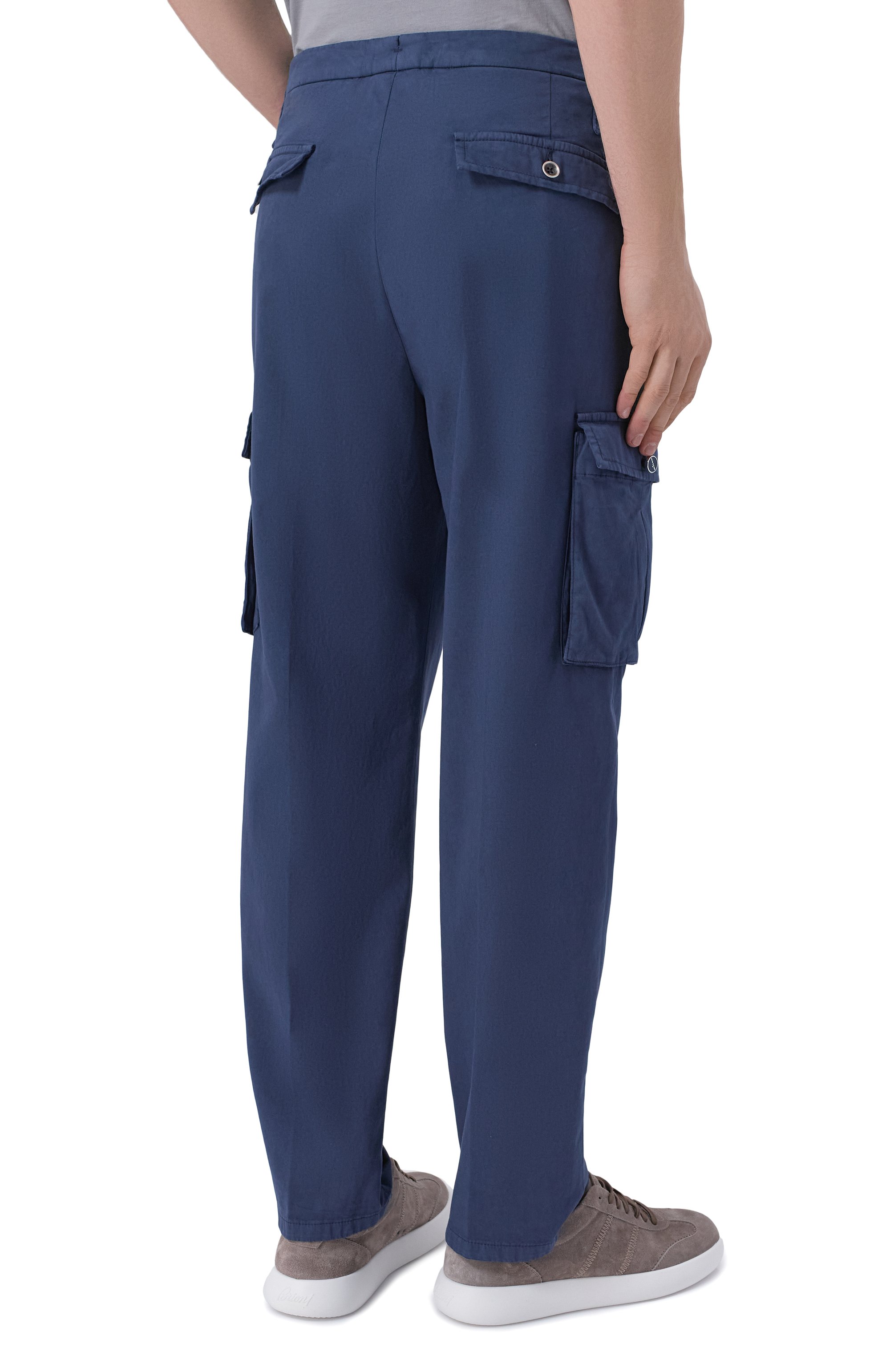 Брюки-карго из хлопка и кашемира KITON, арт. UP0005K0611H, фото 4