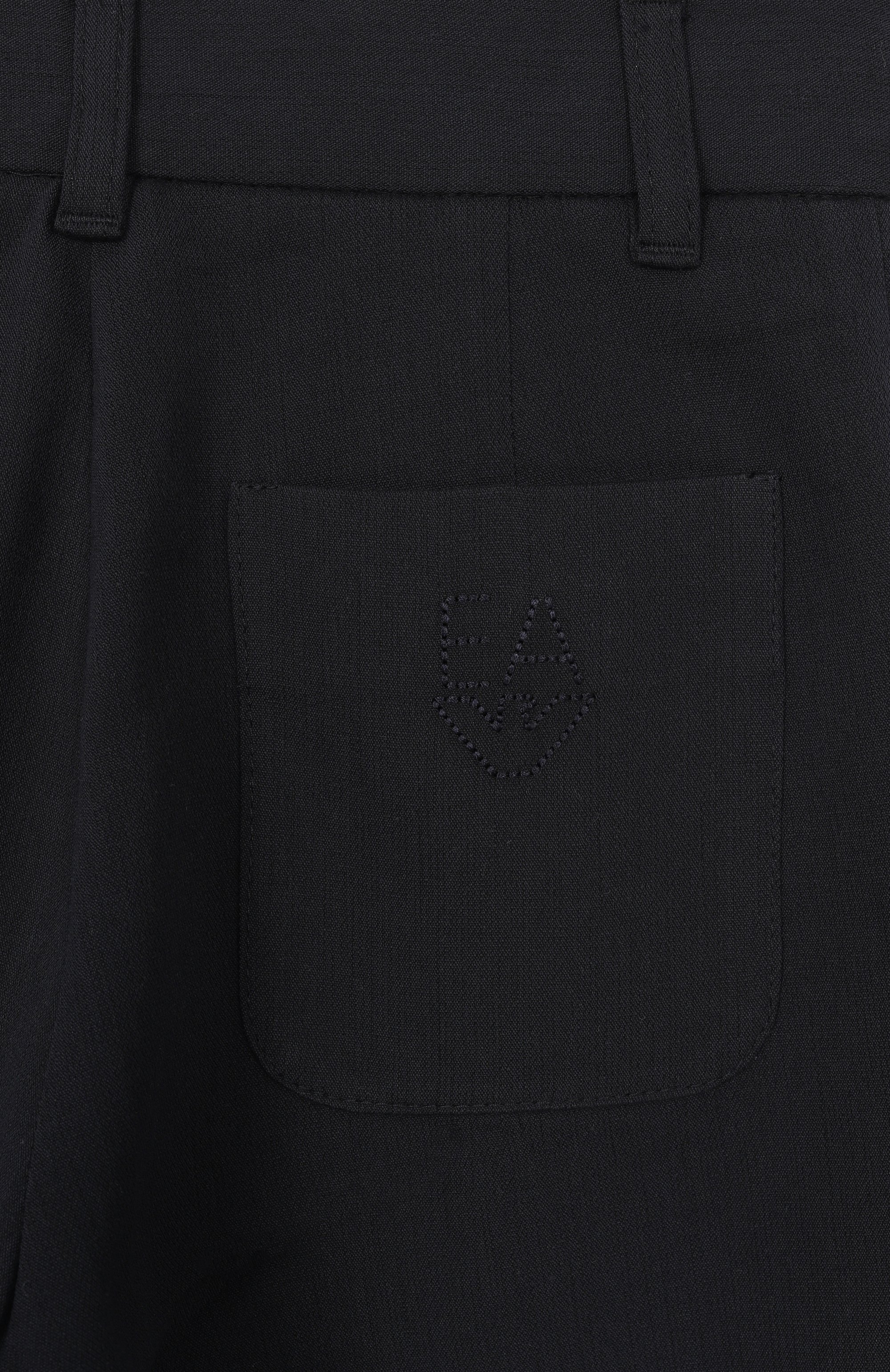 Брюки из вискозы и хлопка EMPORIO ARMANI, арт. EB000903/AF21040, фото 3