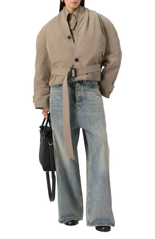 Утепленная куртка Balenciaga 831516/TQP07 Бежевый  831516/TQP07 Фото 2