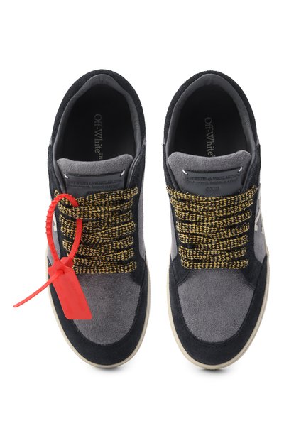 Замшевые кеды vulcanized OFF-WHITE, арт. 0MIA293S26LEA003, фото 5
