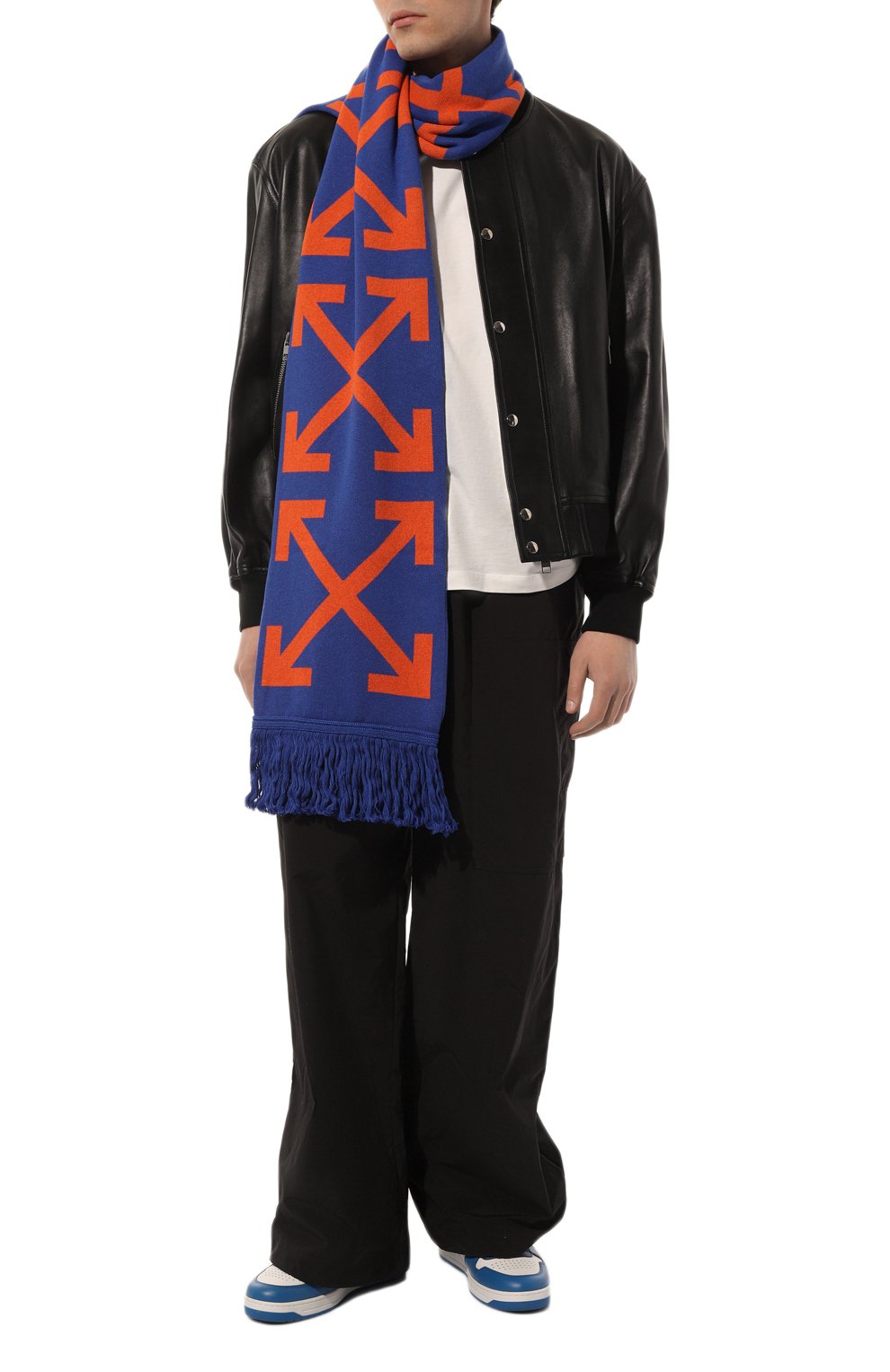 Шерстяной шарф OFF-WHITE, арт. OMMA001F22KNI0014520, фото 3