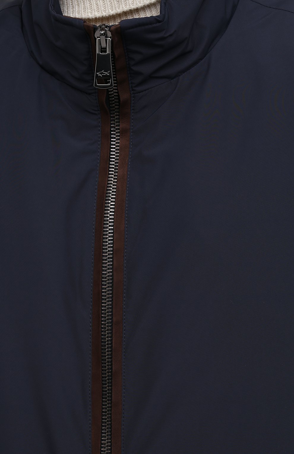 Бомбер PAUL&SHARK темно-синего цвета по цене 110500 руб., арт. I20P2026/HSZ/3XL-6XL, фото 5 Бомбер PAUL&SHARK, арт. I20P2026/HSZ/3XL-6XL, фото 5