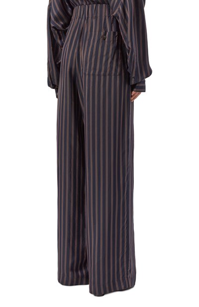 Брюки DRIES VAN NOTEN темно-синего цвета по цене 69500 руб., арт. 130909/3276, фото 4 Брюки DRIES VAN NOTEN, арт. 130909/3276, фото 4