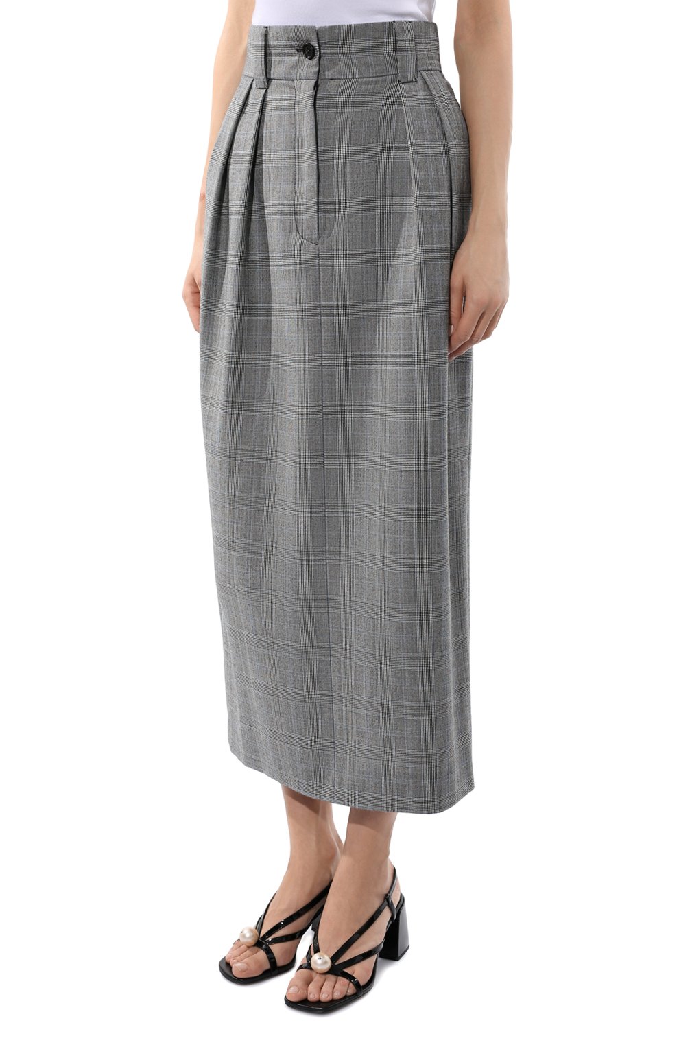 Шерстяная юбка MIU MIU, арт. MG1723-1Z96-F0031, фото 3