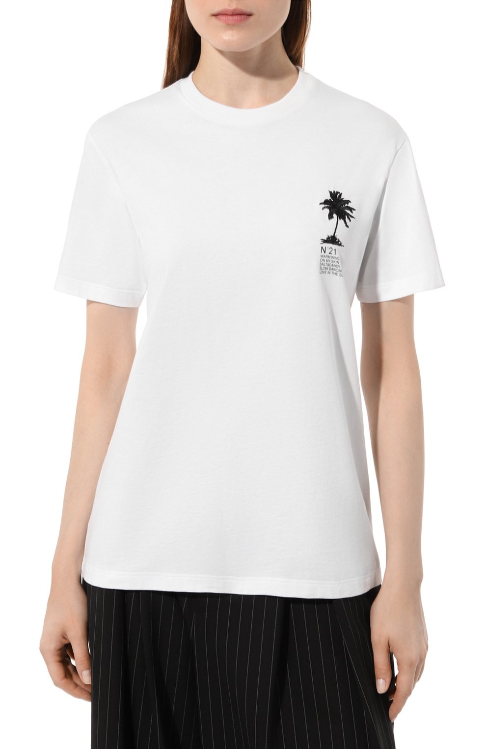 Хлопковая футболка N21, арт. F051/6305, фото 3