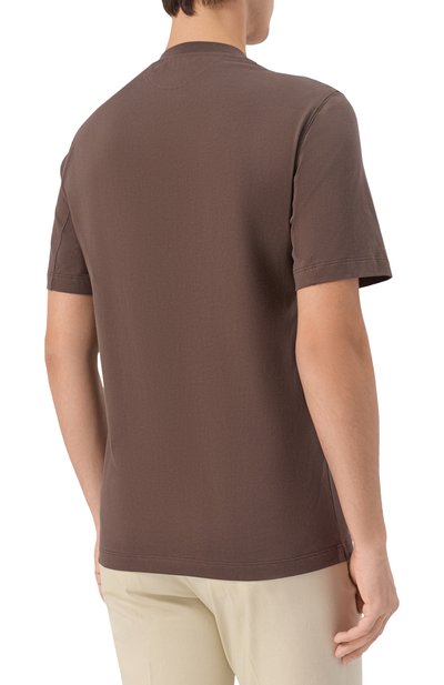 Хлопковая футболка BRUNELLO CUCINELLI, арт. M0B131308, фото 4