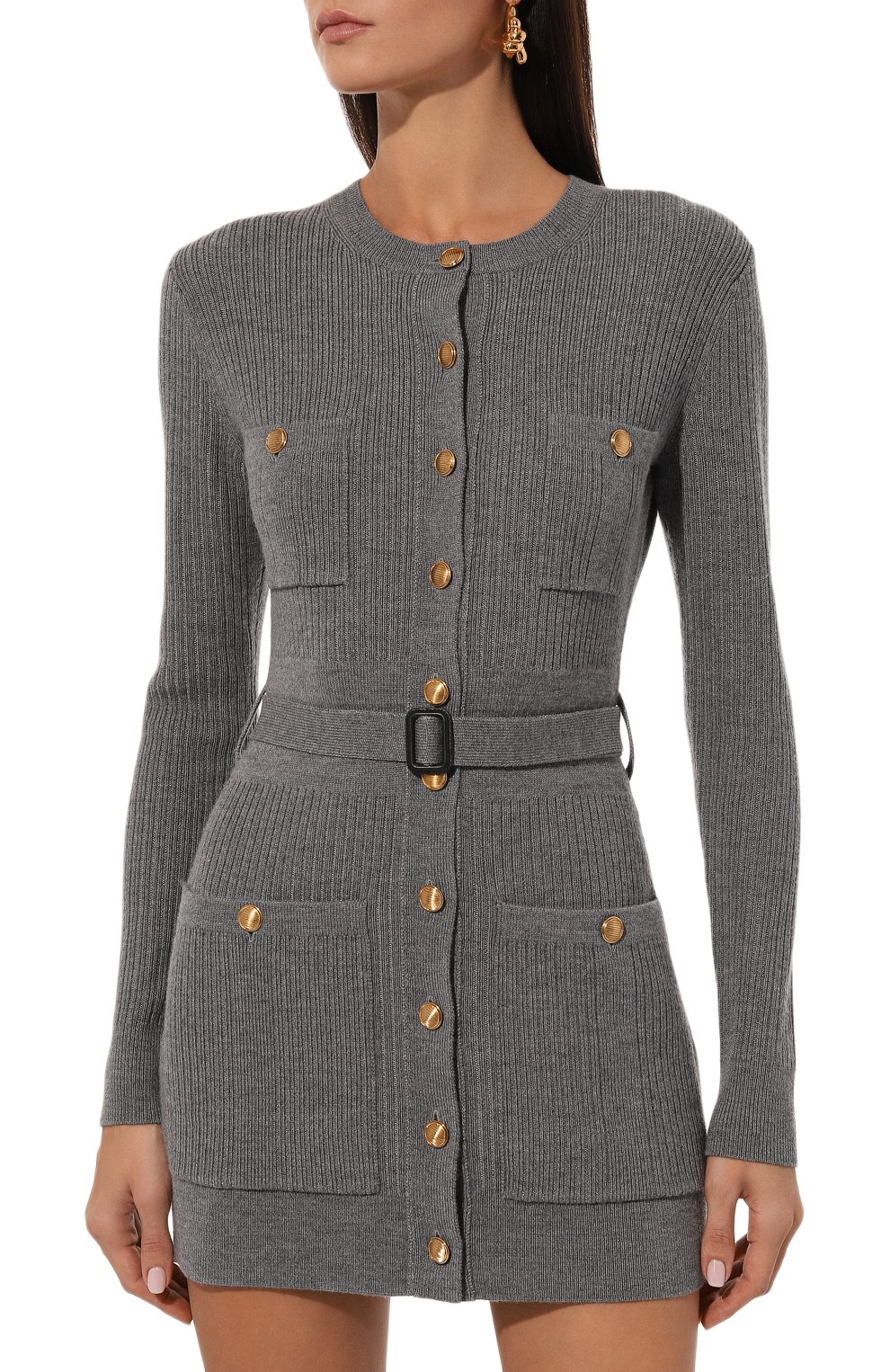 Платье из шерсти и вискозы CHLOÉ, арт. CHC24WMC07670, фото 3