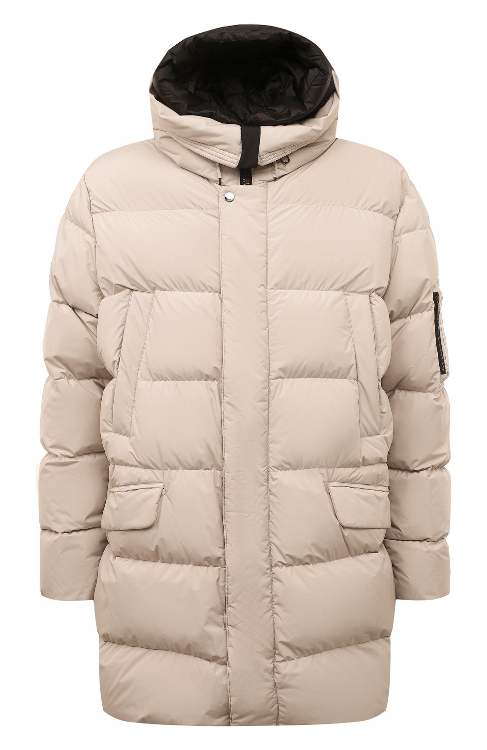 Пуховик davide-stp MOORER светло-серого цвета по цене 299500 руб., арт. DAVIDE-STP, фото 1 Пуховик davide-stp MOORER, арт. DAVIDE-STP, фото 1