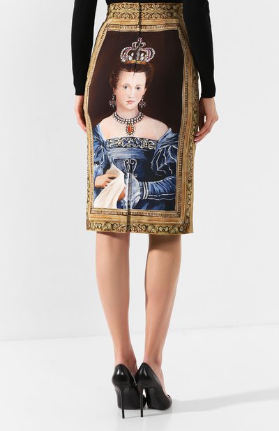 Юбка с принтом DOLCE & GABBANA, арт. F4BL4T/GD024, фото 4