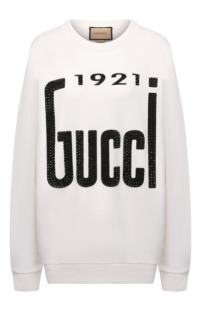 Женский хлопковый свитшот GUCCI, арт. 617964/XJDZE