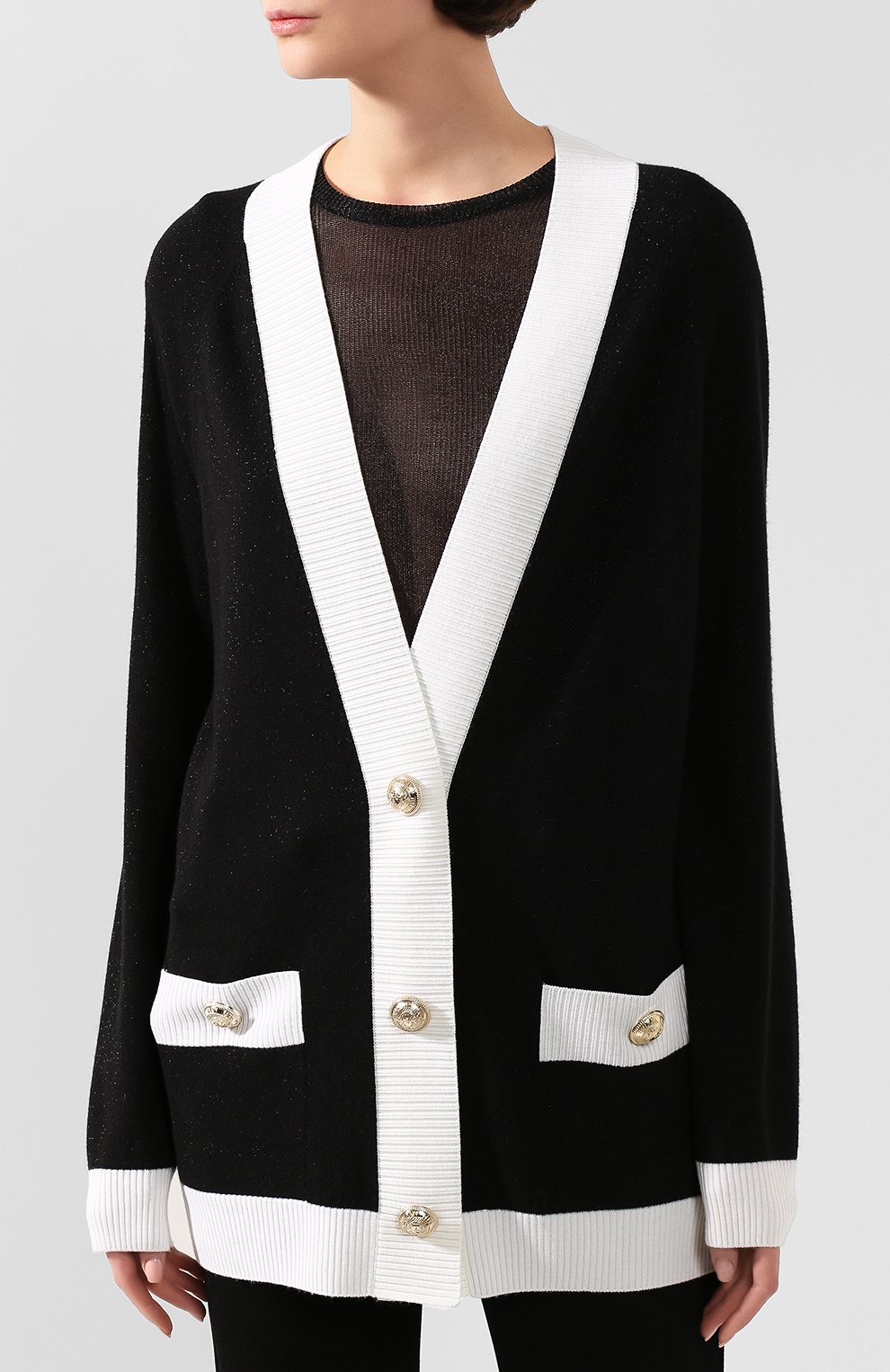 Шерстяной кардиган BALMAIN, арт. TF13405/K023, фото 3
