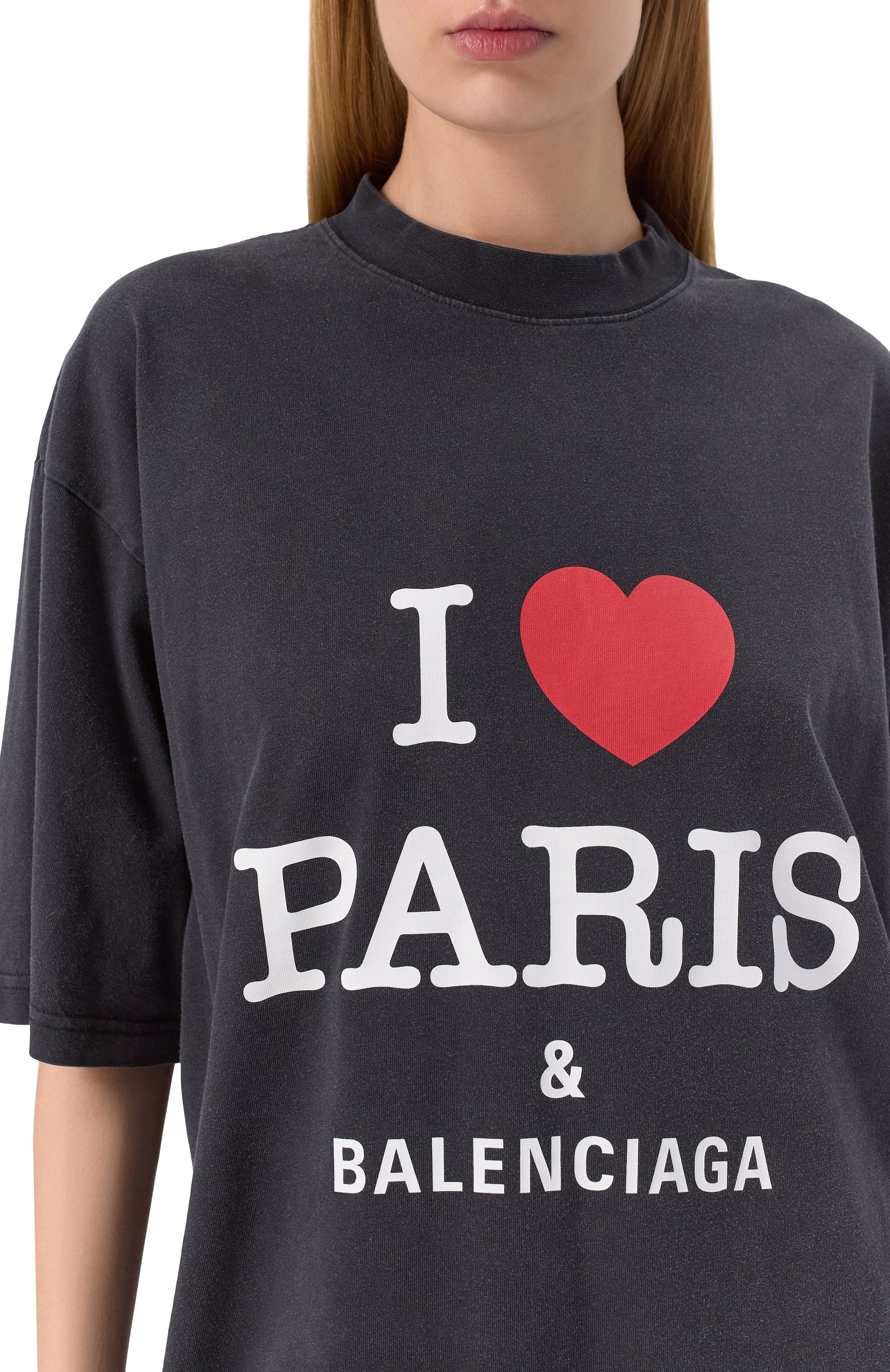 Хлопковая футболка BALENCIAGA, арт. 764235/TRVU9, фото 9