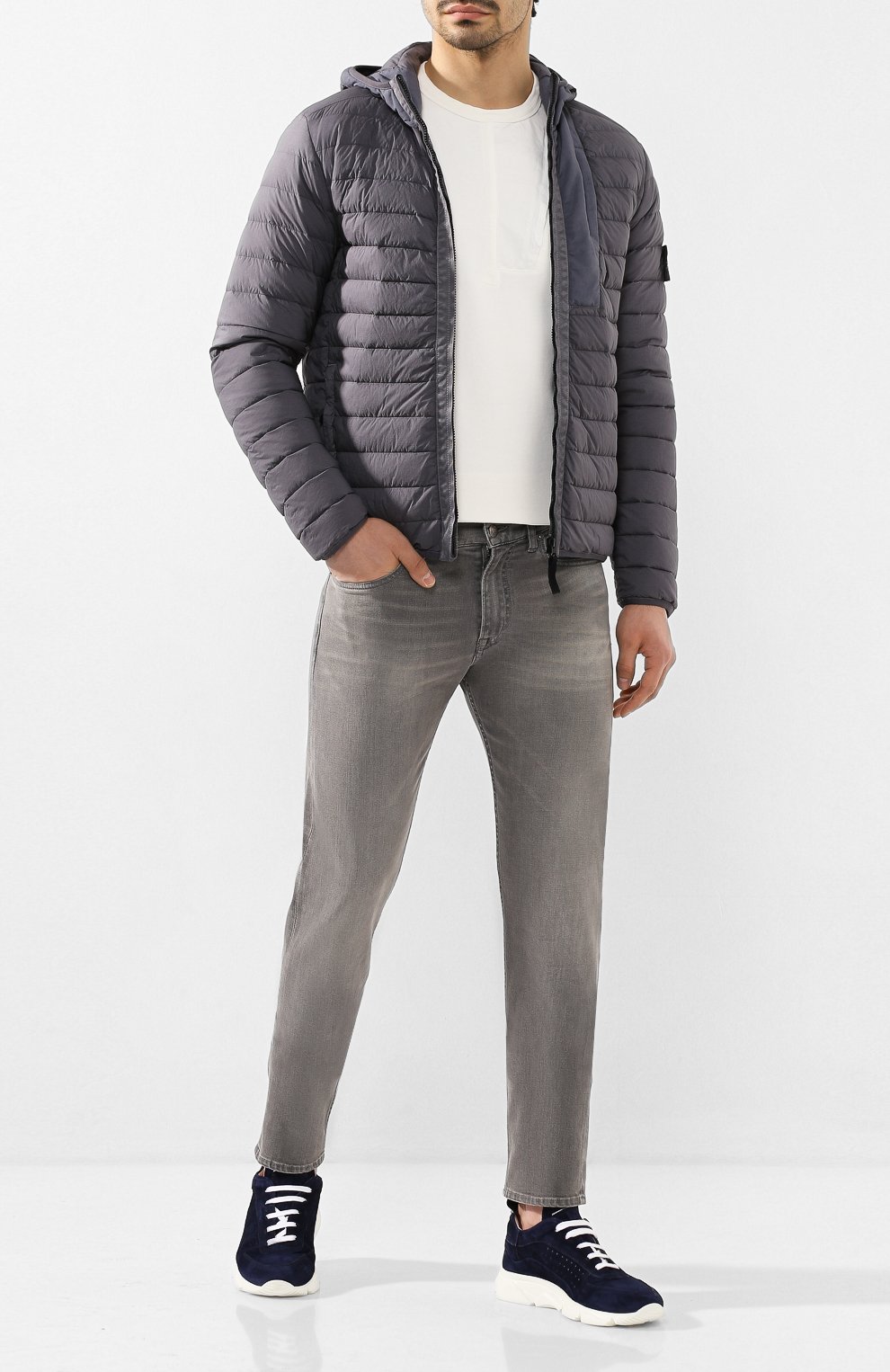 Хлопковый свитшот STONE ISLAND, арт. 721563151, фото 2