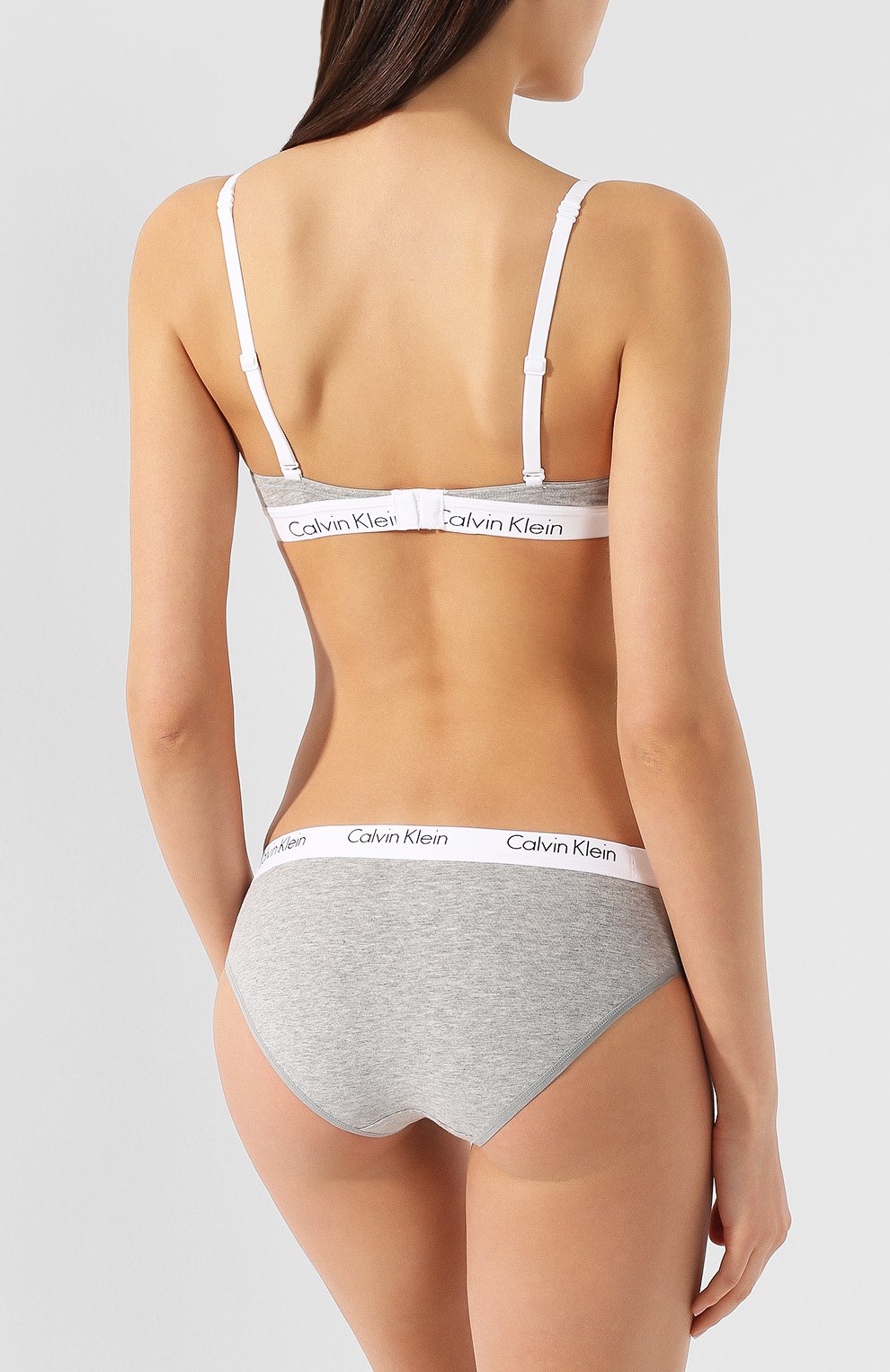 Бюстгальтер с логотипом бренда и контрастными бретельками CALVIN KLEIN, арт. QF1366E, фото 3