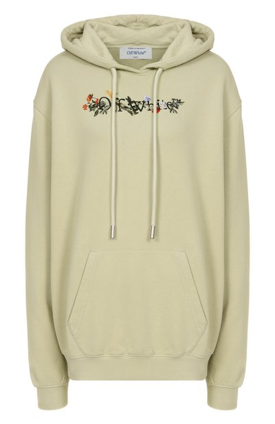 Женский хлопковое худи OFF-WHITE, арт. 0WBB064F25FLE002