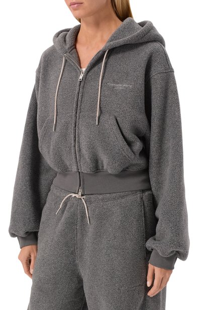 Толстовка ALEXANDER WANG серого цвета по цене 79950 руб., арт. 1CC4262793, фото 3 Толстовка ALEXANDER WANG, арт. 1CC4262793, фото 3