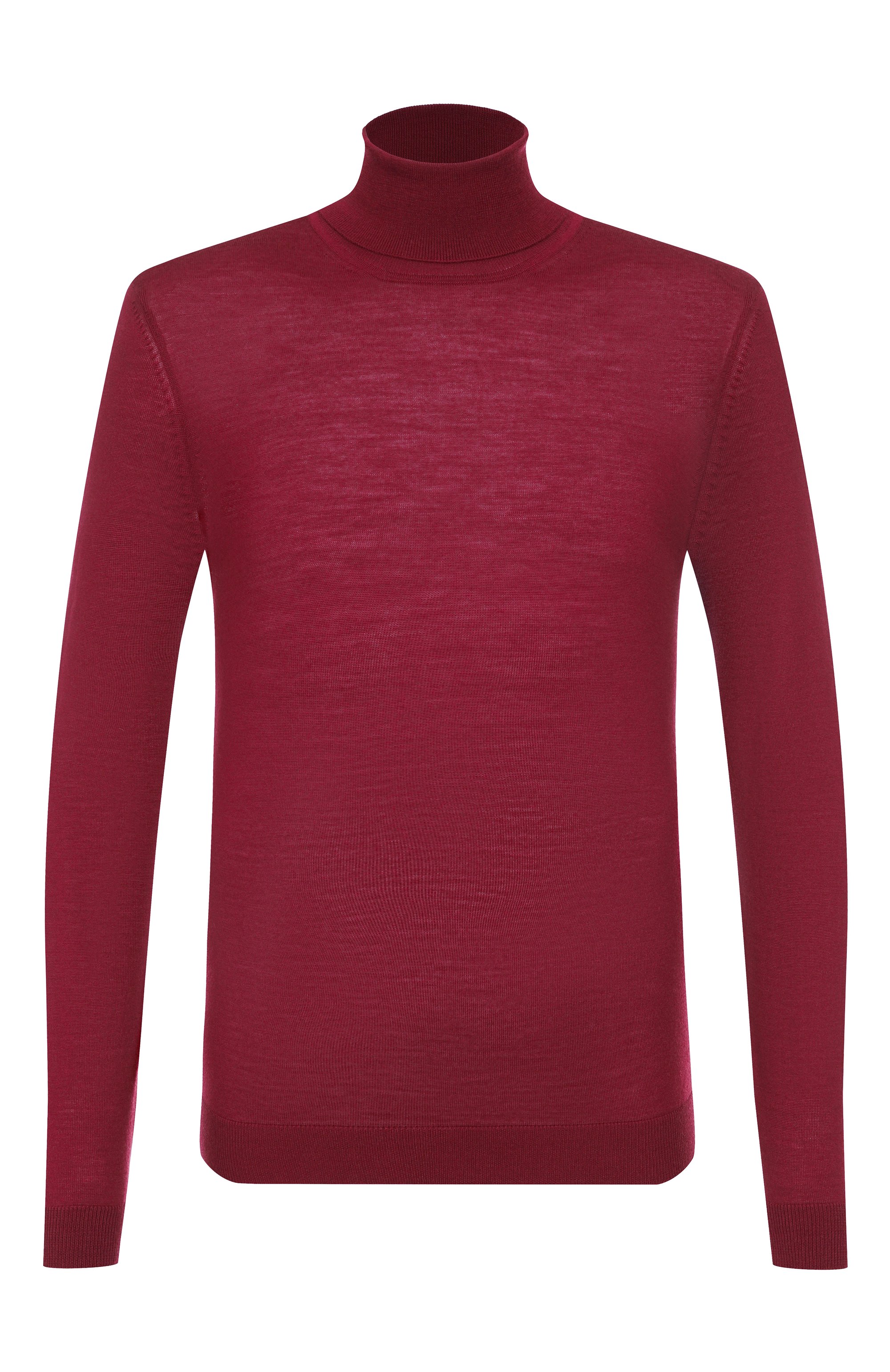 Шерстяная водолазка BOSS бордового цвета по цене 23950 руб., арт. 50468262, фото 1 Шерстяная водолазка BOSS, арт. 50468262, фото 1